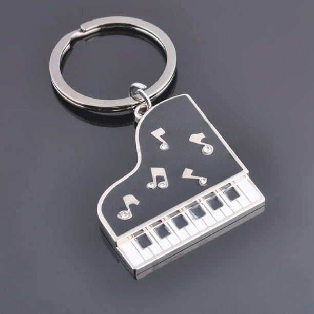 Piano Keyboard 3D Keyring Music Teacher Ideal Gift for Piano Player Bag Tag